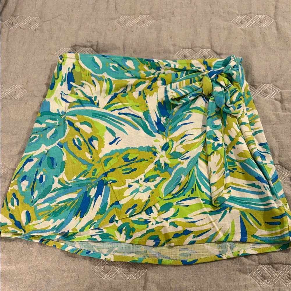 VICI Tropical Print Mini Skirt